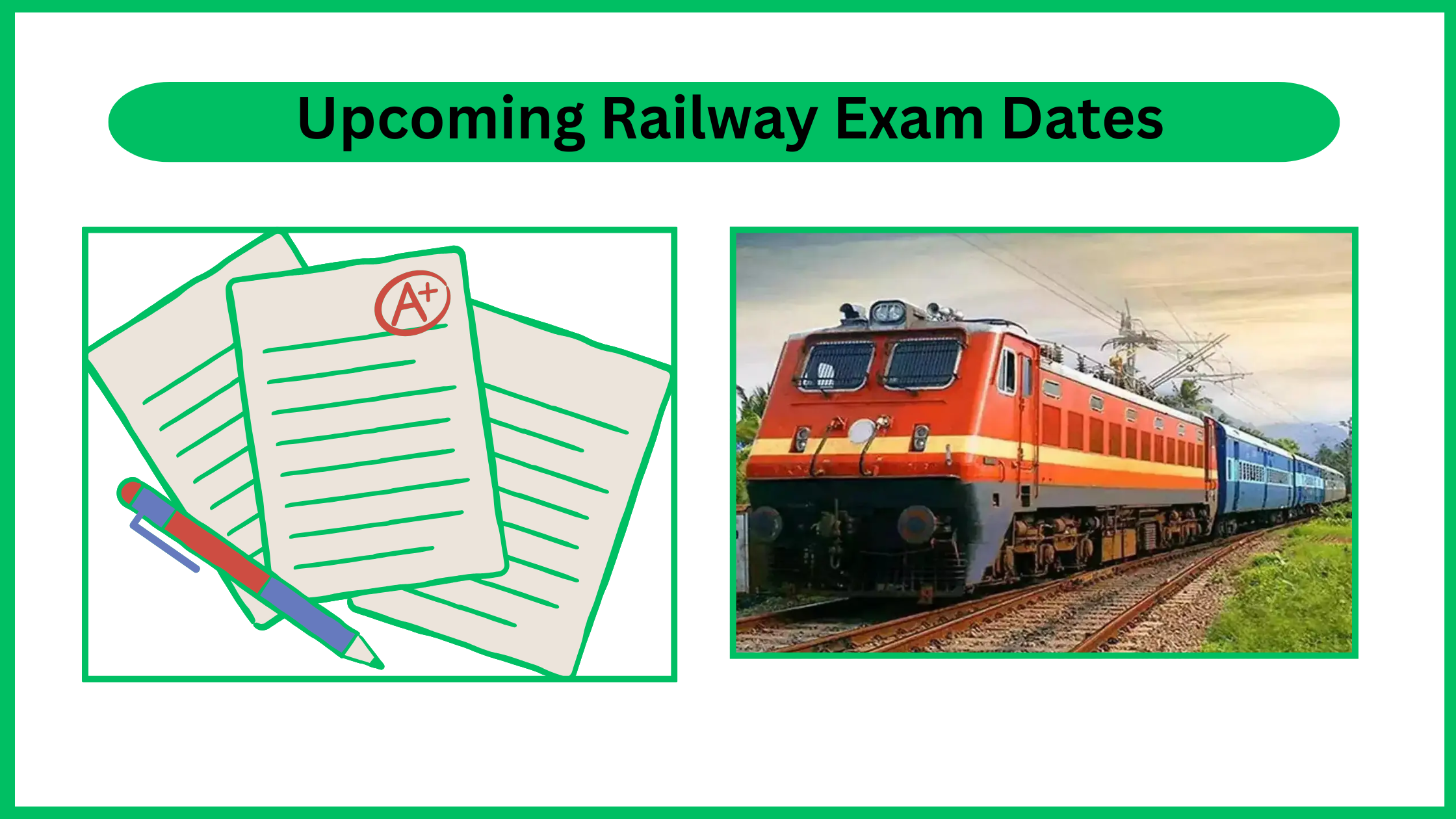 Upcoming Railway Exam Dates